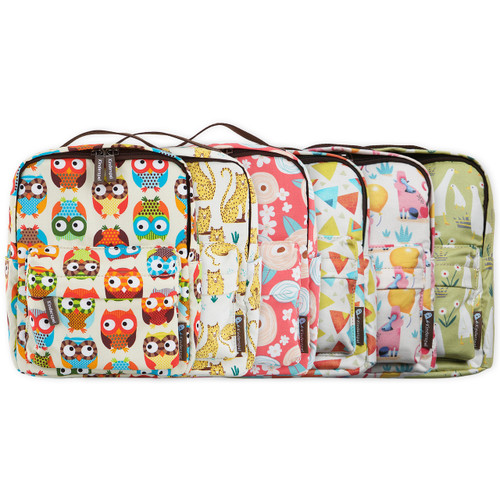 Kinderspel All-in-One Cotton Toddler Backpack with safety strap