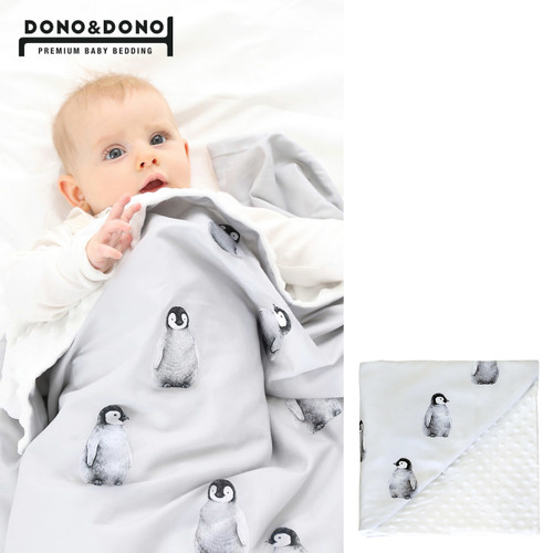 DONO&DONO COTTON EMBOSSED MINKY BLANKET