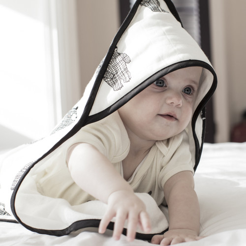 HOODED MUSLIN TOWEL (Various Patterns)