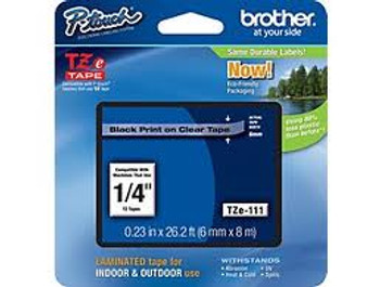 BLACK/CLEAR TAPE (6MM) BLACK/CLEAR TAPE (6MM)