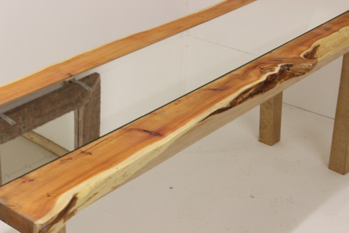 Mirrored Yew Refrectory Dining table Mirrored Yew Refrectory Dining table
