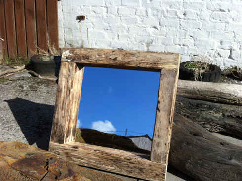 Square Driftwood Mirror Driftwood Interiors