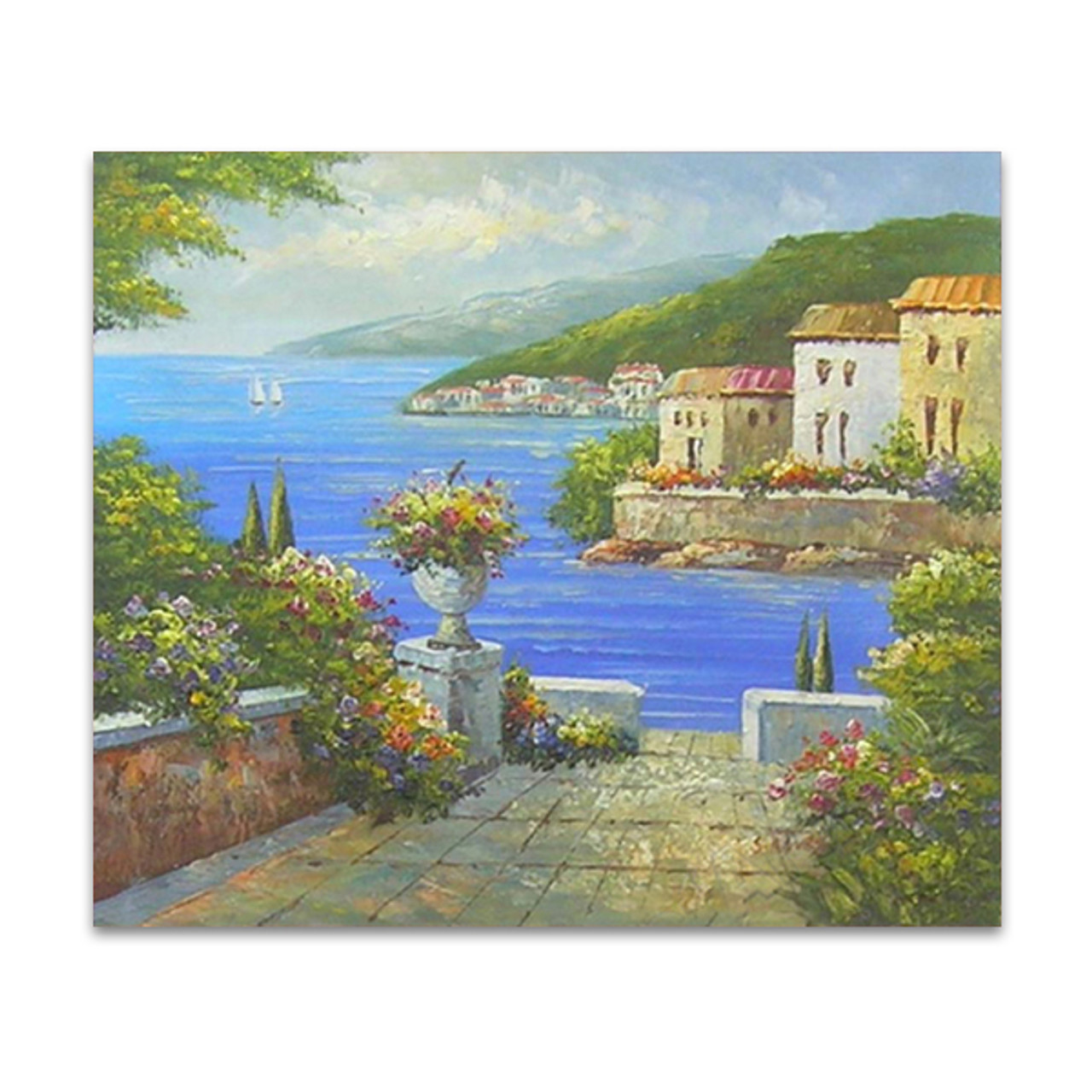 Venetian Paradise | Landscape Art Oil Painting Canvas For Living Rooms