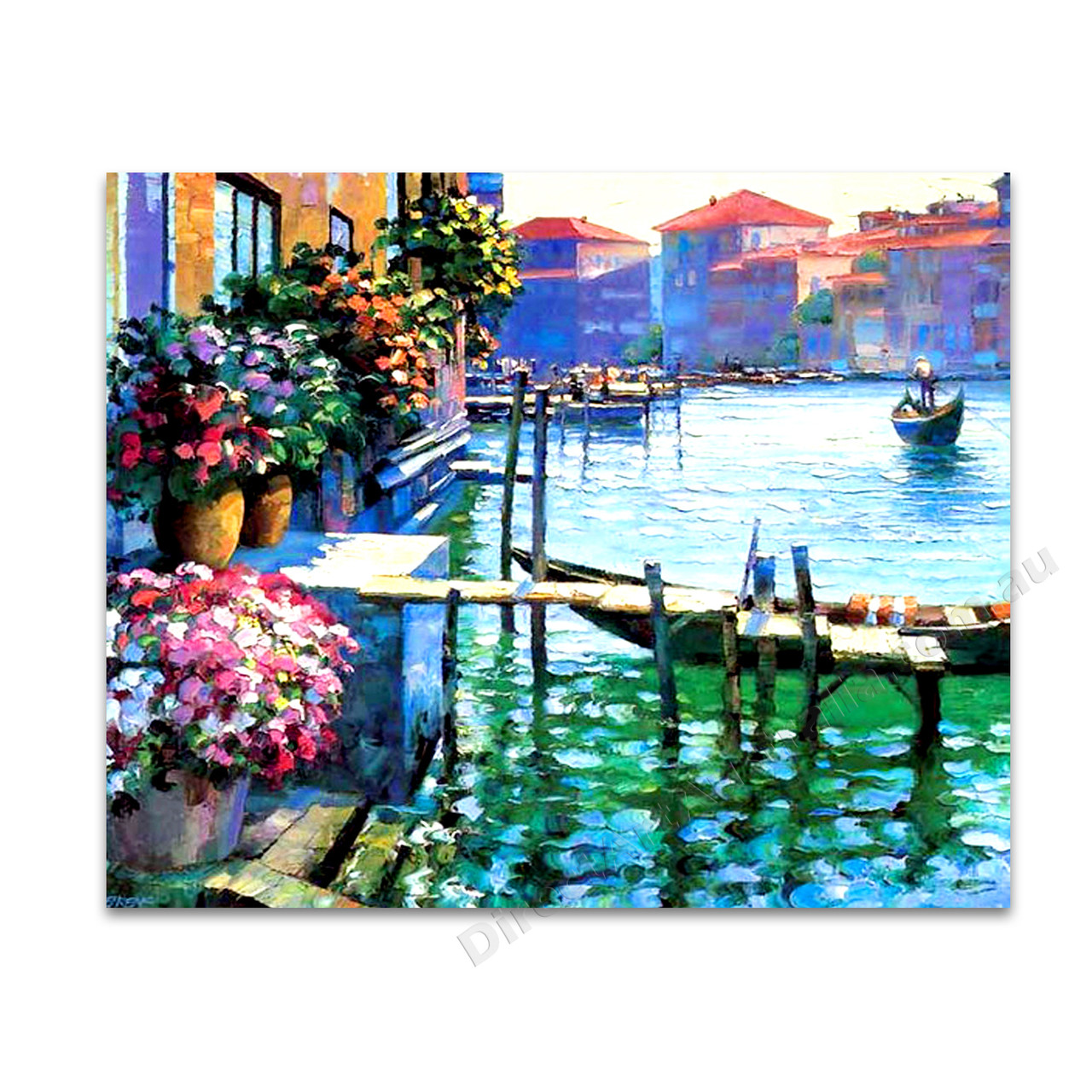 Art for Sale, Flowers of Venice Italy Painting
