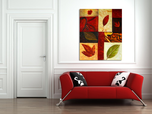 Leaves | Wall Canvas Art & Original Paintings for Sale for ...