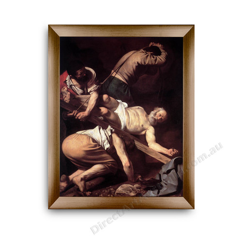 St Peter S Crucifixion Painting In Frame St Peter S Crucifixion Painting In Frame