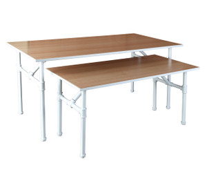 Pipeline Nesting Table Set MATTE WHITE Pipeline Nesting Table Set MATTE WHITE