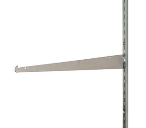 16 Shelf Bracket FITS 12 SLOTS ON 1 CENTER STANDARD CHROME 16 Shelf Bracket FITS 12 SLOTS ON 1 CENTER STANDARD CHROME