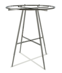Round Clothing Rack with 42" (dim) Round Hangrail | Chrome Round Clothing Rack with 42" (dim) Round Hangrail | Chrome
