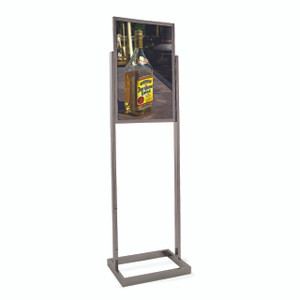 14" x 22" Bulletin Sign Holder Rectangular Tubing | Chrome 14" x 22" Bulletin Sign Holder Rectangular Tubing | Chrome
