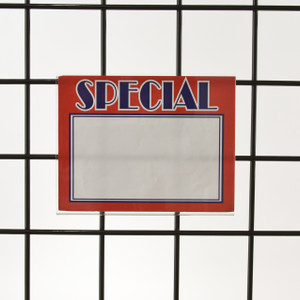 Grid | Gridwall Acrylic Sign Holder 5.5"H X 7"W - Horizontal Grid | Gridwall Acrylic Sign Holder 5.5"H X 7"W - Horizontal