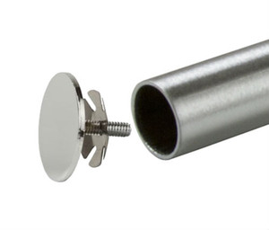 End Cap for 1.25'' Diameter Round Hangrail Tubing | Chrome End Cap for 1.25'' Diameter Round Hangrail Tubing | Chrome