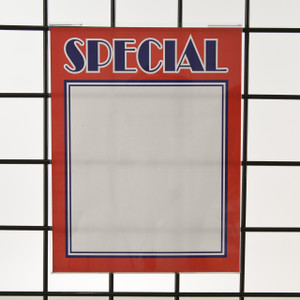 Grid Gridwall Acrylic Sign Holder 11"H X 8.5"W | Vertical Grid Gridwall Acrylic Sign Holder 11"H X 8.5"W | Vertical