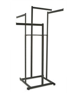 Hi-Capacity 4 Way Rack With (4) 22” Long Straight Display Arms | TEXTURE BLACK Hi-Capacity 4 Way Rack With (4) 22” Long Straight Display Arms | TEXTURE BLACK