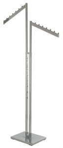 2 Way Clothing Rack With 2 Waterfall Blade Style Arms 2 Way Clothing Rack With 2 Waterfall Blade Style Arms