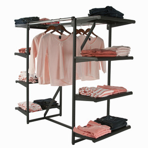 Double Rial H rack with EIGHT Shelves Double Rial H rack with EIGHT Shelves