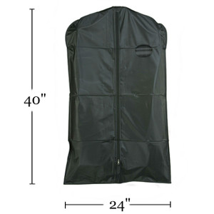 40" Heavy Duty Vinyl Zippered Suit Cover BLACK | Case 100 40" Heavy Duty Vinyl Zippered Suit Cover BLACK | Case 100