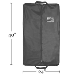 40" Heavy Duty Travel Vinyl Zippered Suit Cover BLACK | Case 50 40" Heavy Duty Travel Vinyl Zippered Suit Cover BLACK | Case 50
