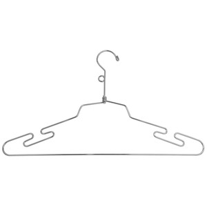 16" Metal Lingerie Hanger w/ Loop Hook | Case of 100 16" Metal Lingerie Hanger w/ Loop Hook | Case of 100