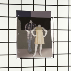 Gridwall Brochure Holder 8.5" x 11" | Case of 12 Gridwall Brochure Holder 8.5" x 11" | Case of 12