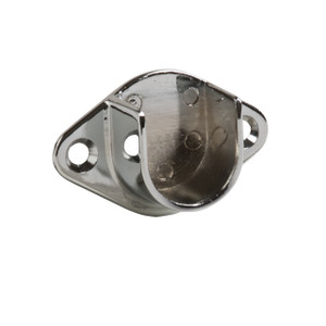 Open Flange For 1" Round Tubing Hangrail Wall-mount Bracket Open Flange For 1" Round Tubing Hangrail Wall-mount Bracket