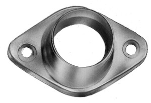 Closed Flange For 1" Round Tubing Hangrail Wall-mount Bracket Closed Flange For 1" Round Tubing Hangrail Wall-mount Bracket