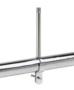 Clamp for 1 & 1.25 Round Tubing | w/ 3"L Stem & 3/8 Threaded Fitting Clamp for 1 & 1.25 Round Tubing | w/ 3"L Stem & 3/8 Threaded Fitting