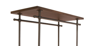 Pipeline Top for Double Rail Rolling Ballet Clothing Display Rack Pipeline Top for Double Rail Rolling Ballet Clothing Display Rack