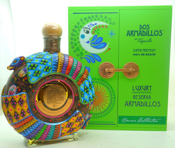 Dos Armadillos Extra Anejo artist Edition Green Box Dos Armadillos Extra Anejo artist Edition Green Box