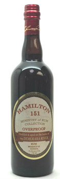 Hamilton Rum Over proof 151 Hamilton Rum Over proof 151