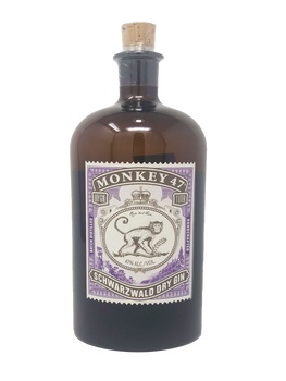 Monkey 47 Dry Gin Germany Schwarzwald 1 Liter Bottle Monkey 47 Dry Gin Germany Schwarzwald 1 Liter Bottle