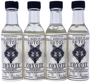 Sotol Coyote 38% alc 50ml 4 Pack Sotol Coyote 38% alc 50ml 4 Pack