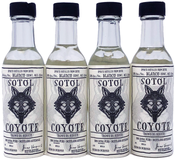 Sotol Coyote 38% alc 50ml 4 Pack Sotol Coyote 38% alc 50ml 4 Pack