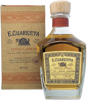 E.Cuarenta Tequila Anejo with Box E.Cuarenta Tequila Anejo with Box