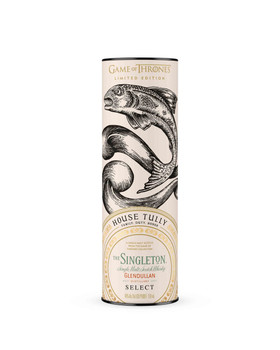 Singleton Game of Thrones House Tully Glendullan Select Scotch Box Front Singleton Game of Thrones House Tully Glendullan Select Scotch Box Front