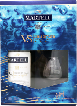 Martell VS Single Distillery Cognac Gift Set Martell VS Single Distillery Cognac Gift Set