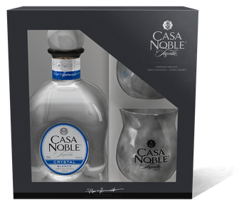 Casa Noble Crystal Blanco Tequila Gift Set Casa Noble Crystal Blanco Tequila Gift Set