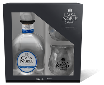 Casa Noble Crystal Blanco Tequila Gift Set Casa Noble Crystal Blanco Tequila Gift Set