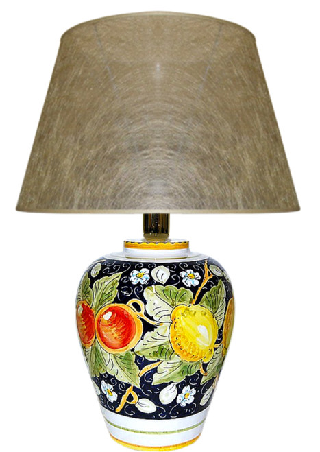 Limoni Fondo Blu Lamp 26 cm Limoni Fondo Blu Lamp 26 cm
