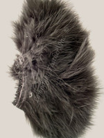 Black Turkey Marabou Feathers 4-5 Inch per Ounce Black Turkey Marabou Feathers 4-5 Inch per Ounce