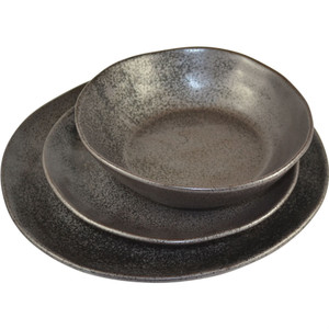Robert Gordon - Dinner Plate 28cms (Black), Side Plate 21 cms (Natural) and Bowl (Black) 19 cms
Dinner Set Shown Robert Gordon - Dinner Plate 28cms (Black), Side Plate 21 cms (Natural) and Bowl (Black) 19 cms
Dinner Set Shown