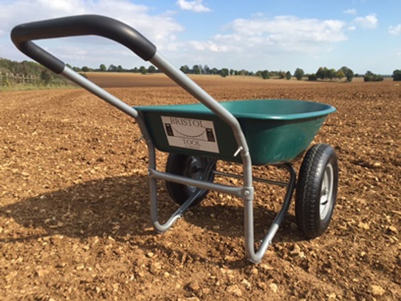 Plastic Two Wheel Wheelbarrow 120kg/75L Wheelbarrows