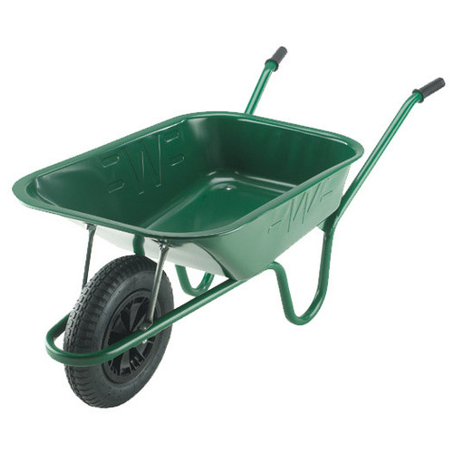 The Builders Green Wheelbarrow 90 Litre/140KG Load Capacity