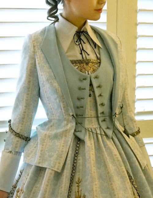 Gothic Lolita Fashion Jacket, Bustle Tuxedo Jacket*black,mint,burgundy,navy blue Gothic Lolita Fashion Jacket, Bustle Tuxedo Jacket*black,mint,burgundy,navy blue