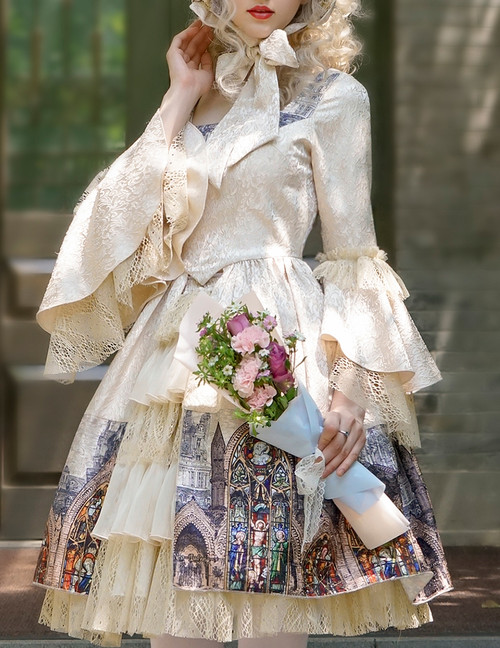 Model Show (Champagne Ver.)
(bonnet: P00577N, optional skirt: SP00194, petticoat: UN00026) Model Show (Champagne Ver.)
(bonnet: P00577N, optional skirt: SP00194, petticoat: UN00026)