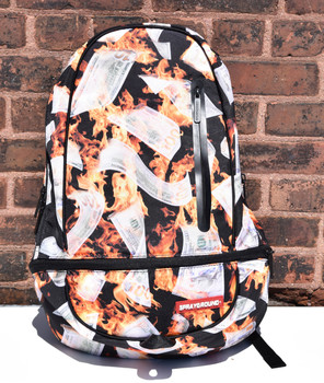 Sprayground Fire and Money Backpack B623 Sprayground Fire and Money Backpack B623