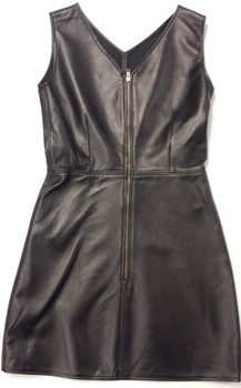 Pink Sheep Black Battlefield Leather Dress Pink Sheep Black Battlefield Leather Dress