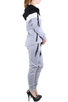 Just Chilling Gray V Style Sweatsuit Set Just Chilling Gray V Style Sweatsuit Set