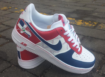 Dominican Custom Air Force Ones Sneakers Dominican Custom Air Force Ones Sneakers