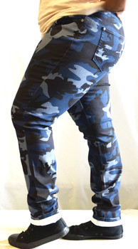 Ladies Blue Camo Jeans Ladies Blue Camo Jeans